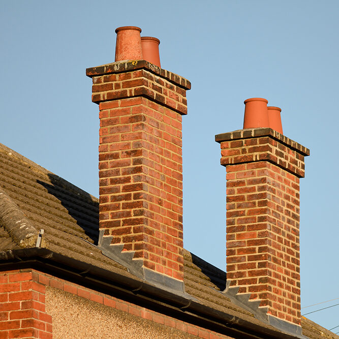 Victorian house chimney breasts